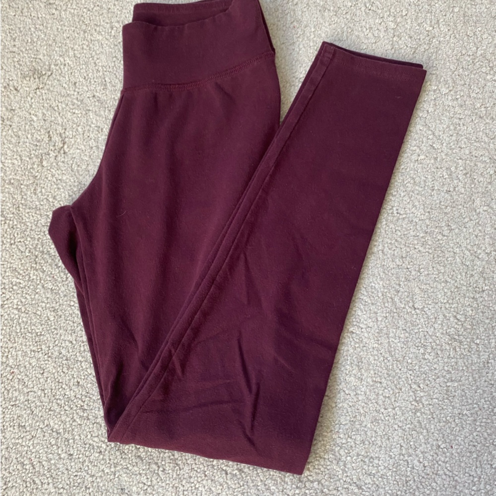 Burgundy Leggings